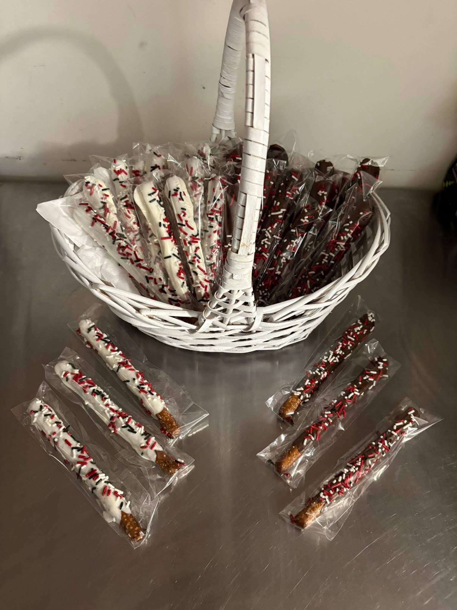 Dozen Chocolate Covered Pretzels