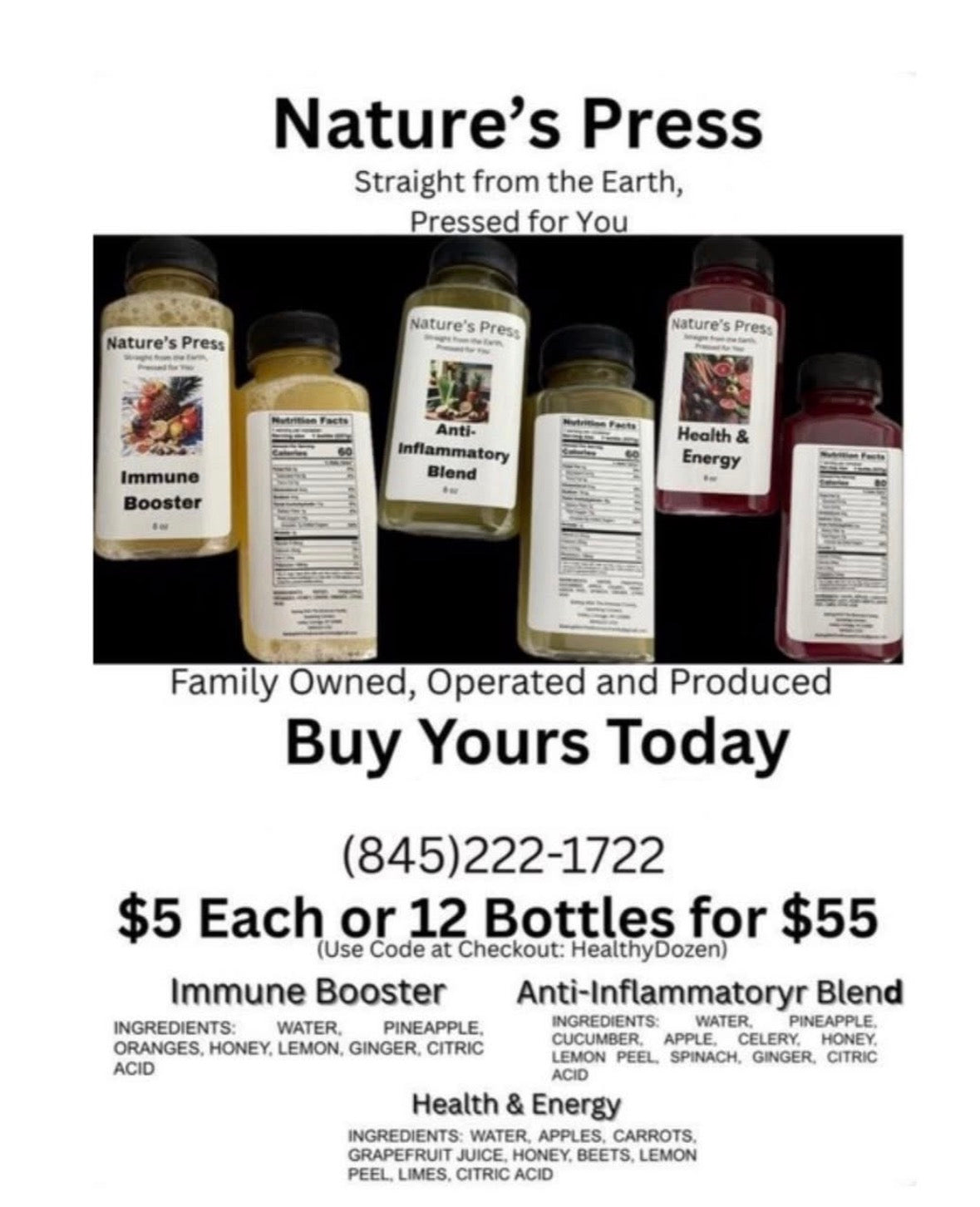 Nature’s Press Juices
