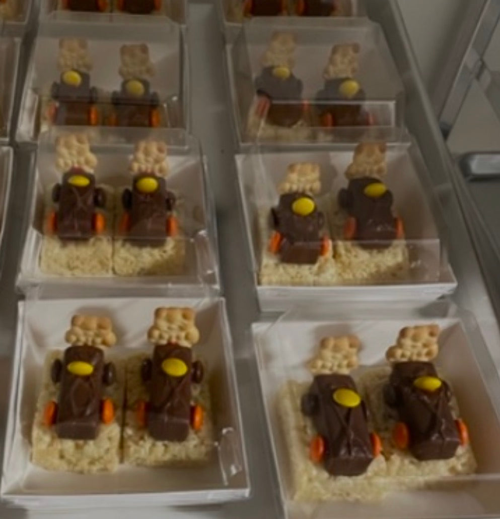 Teddy Bear Rice Krispie Candy Car