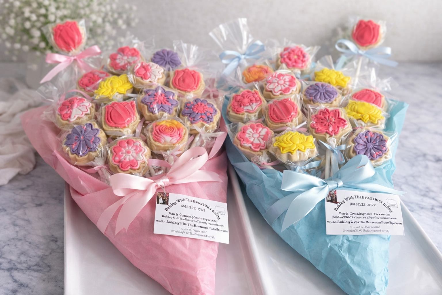 Dozen Fondant Flavored Flowers